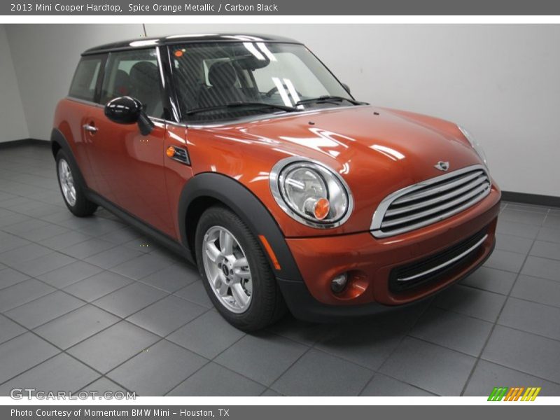Spice Orange Metallic / Carbon Black 2013 Mini Cooper Hardtop