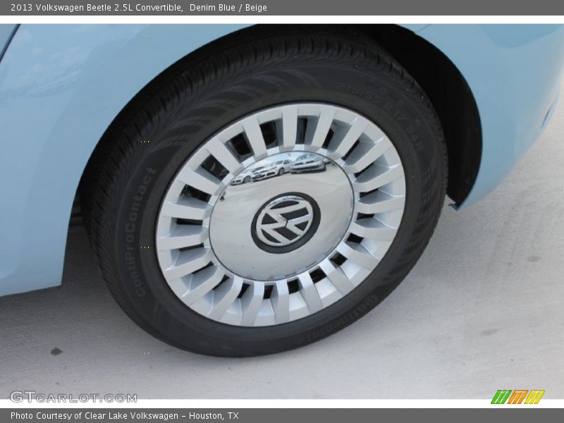 Denim Blue / Beige 2013 Volkswagen Beetle 2.5L Convertible