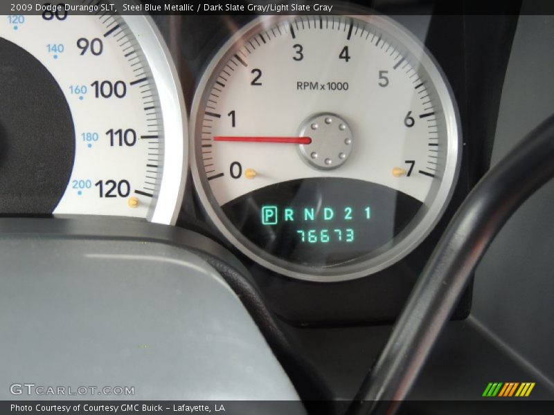 Steel Blue Metallic / Dark Slate Gray/Light Slate Gray 2009 Dodge Durango SLT