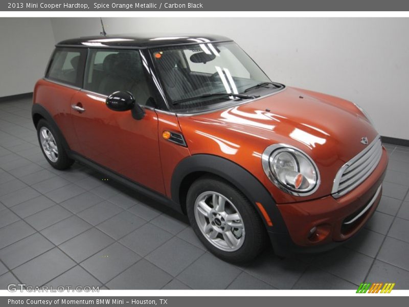 Spice Orange Metallic / Carbon Black 2013 Mini Cooper Hardtop