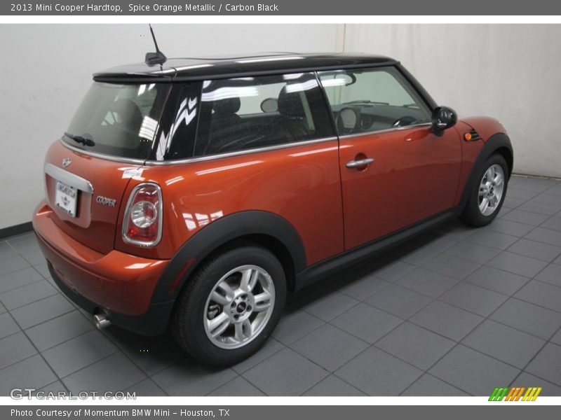 Spice Orange Metallic / Carbon Black 2013 Mini Cooper Hardtop