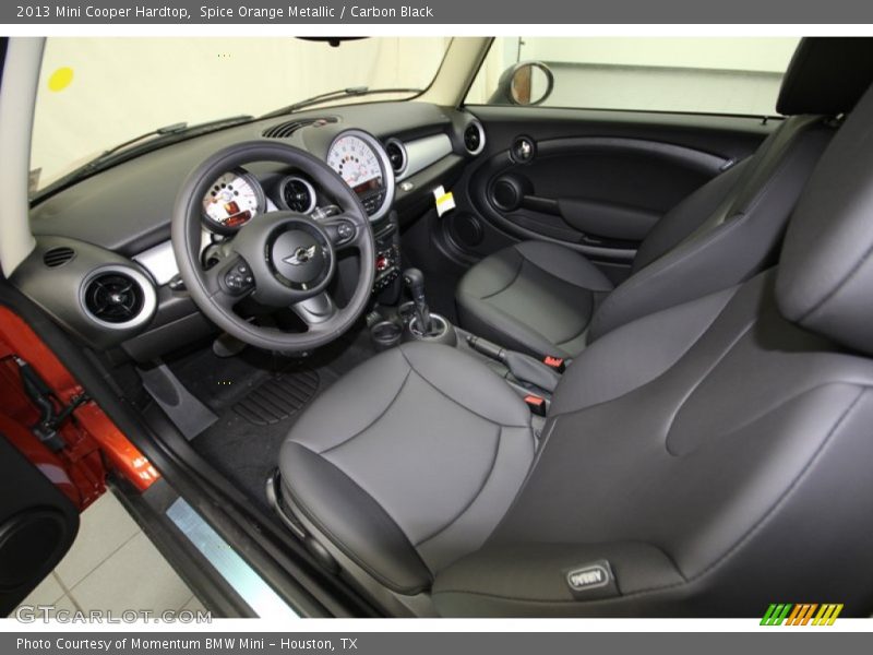 Spice Orange Metallic / Carbon Black 2013 Mini Cooper Hardtop