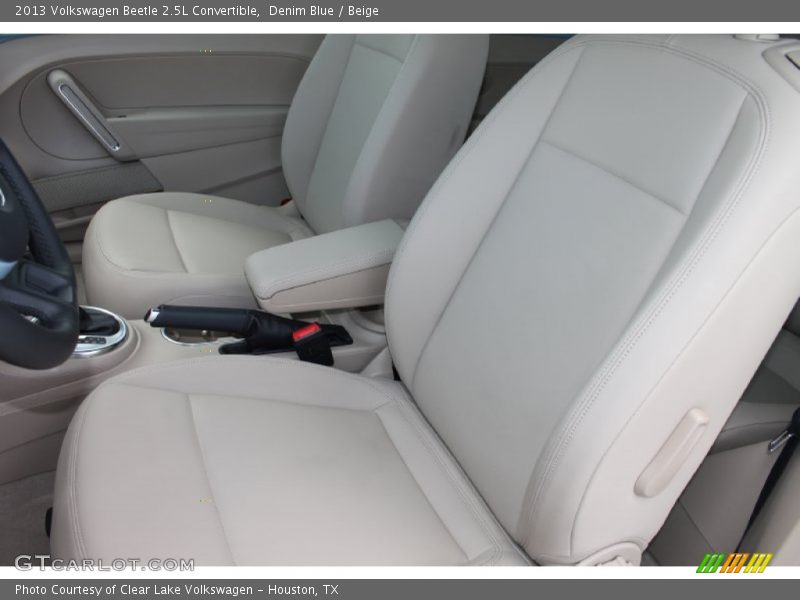 Denim Blue / Beige 2013 Volkswagen Beetle 2.5L Convertible