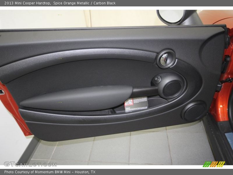 Spice Orange Metallic / Carbon Black 2013 Mini Cooper Hardtop