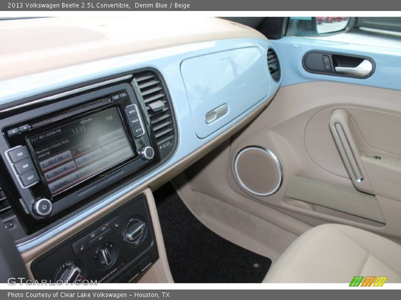 Denim Blue / Beige 2013 Volkswagen Beetle 2.5L Convertible