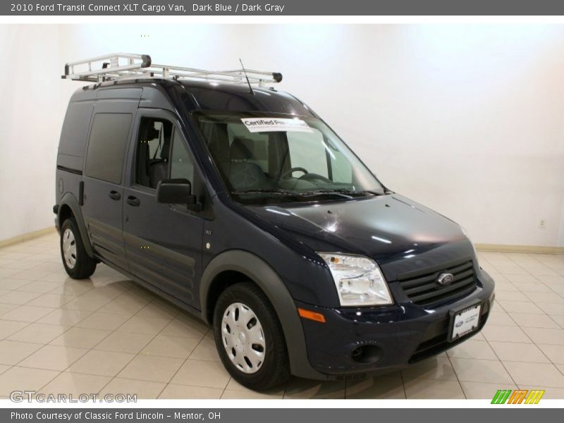 Dark Blue / Dark Gray 2010 Ford Transit Connect XLT Cargo Van