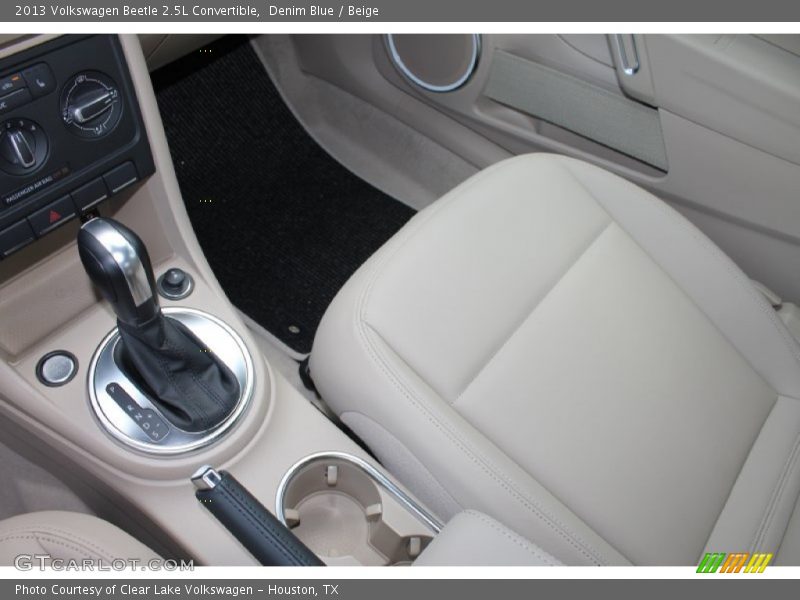 Denim Blue / Beige 2013 Volkswagen Beetle 2.5L Convertible
