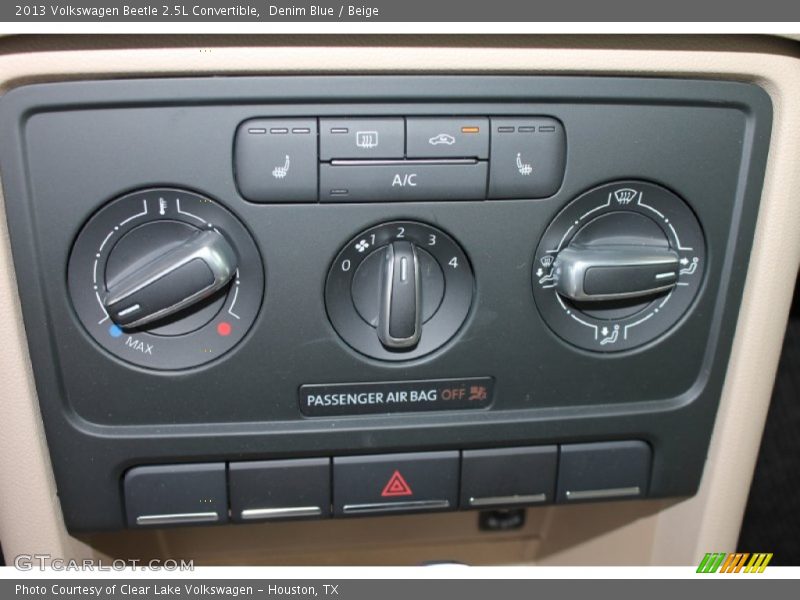 Denim Blue / Beige 2013 Volkswagen Beetle 2.5L Convertible
