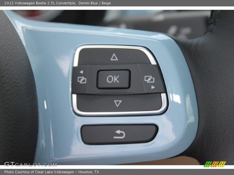 Denim Blue / Beige 2013 Volkswagen Beetle 2.5L Convertible