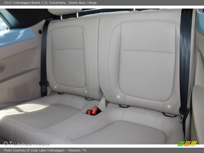 Denim Blue / Beige 2013 Volkswagen Beetle 2.5L Convertible
