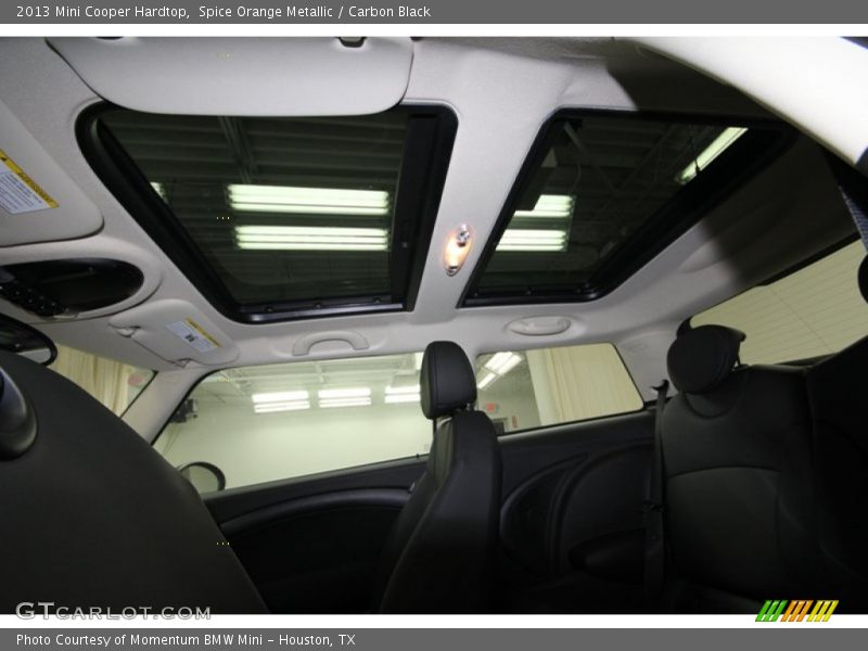 Spice Orange Metallic / Carbon Black 2013 Mini Cooper Hardtop