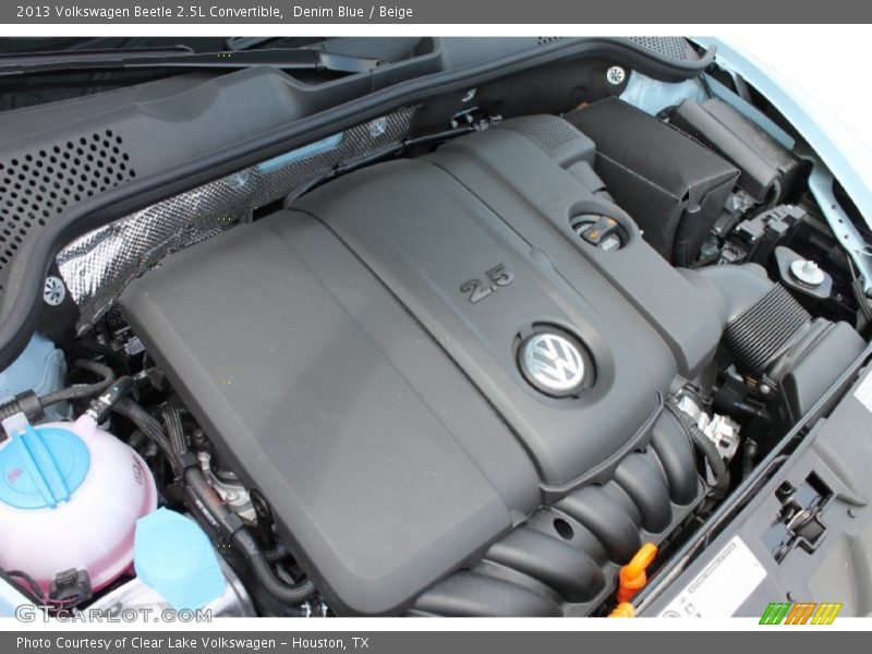 Denim Blue / Beige 2013 Volkswagen Beetle 2.5L Convertible