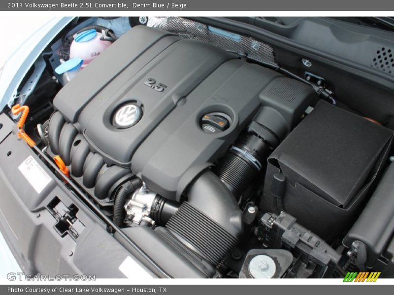 Denim Blue / Beige 2013 Volkswagen Beetle 2.5L Convertible