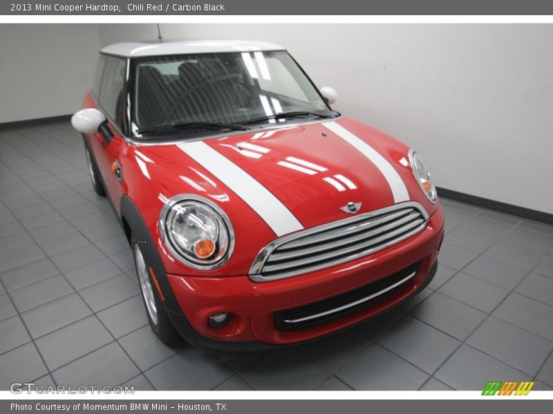 Chili Red / Carbon Black 2013 Mini Cooper Hardtop