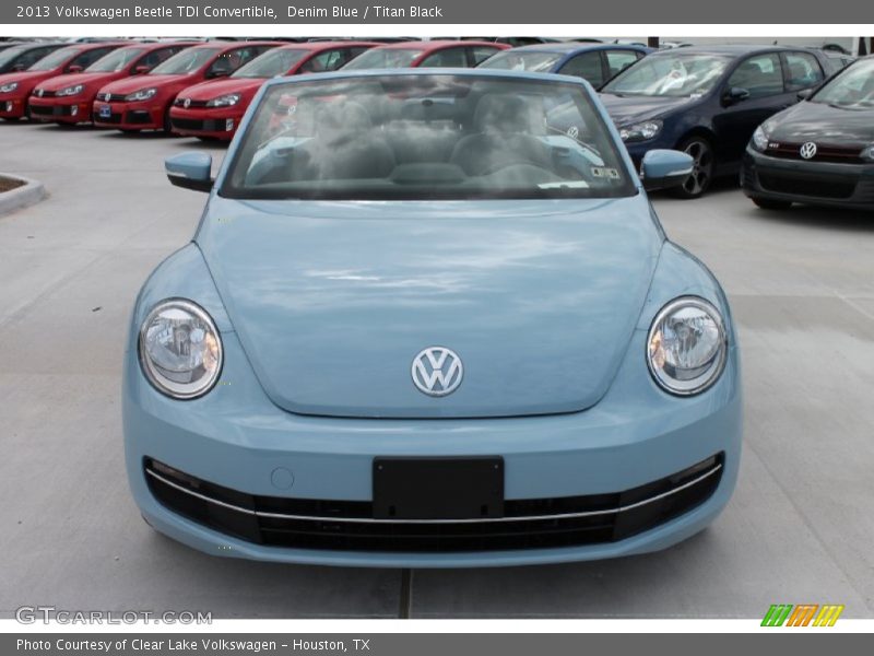 Denim Blue / Titan Black 2013 Volkswagen Beetle TDI Convertible
