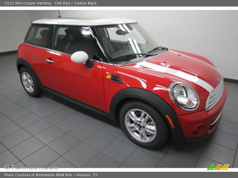 Chili Red / Carbon Black 2013 Mini Cooper Hardtop