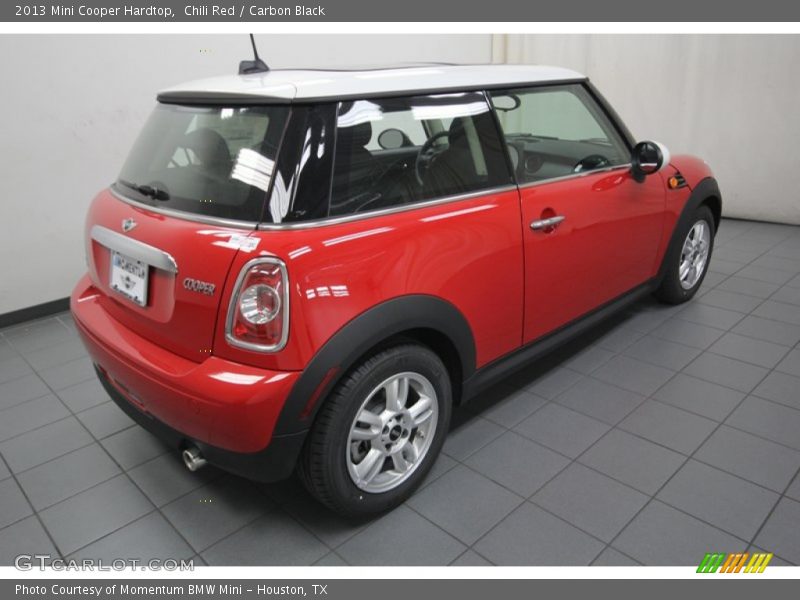 Chili Red / Carbon Black 2013 Mini Cooper Hardtop