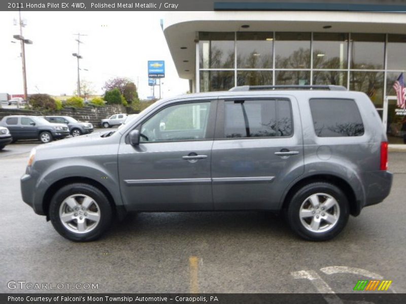 Polished Metal Metallic / Gray 2011 Honda Pilot EX 4WD