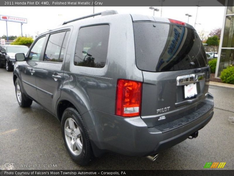 Polished Metal Metallic / Gray 2011 Honda Pilot EX 4WD