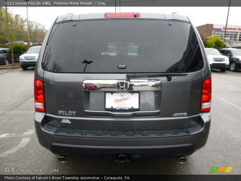 Polished Metal Metallic / Gray 2011 Honda Pilot EX 4WD