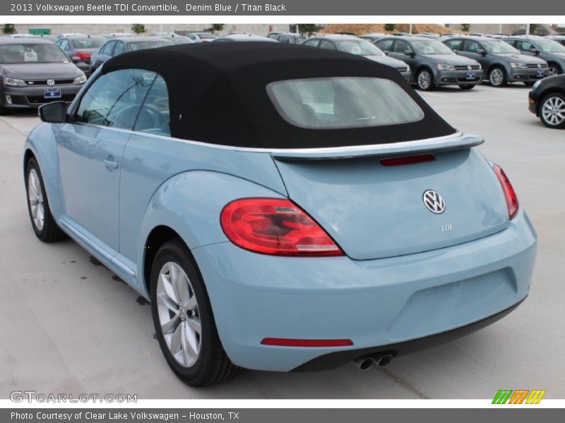 Denim Blue / Titan Black 2013 Volkswagen Beetle TDI Convertible