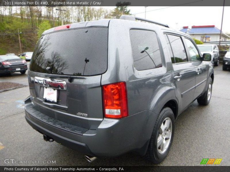 Polished Metal Metallic / Gray 2011 Honda Pilot EX 4WD