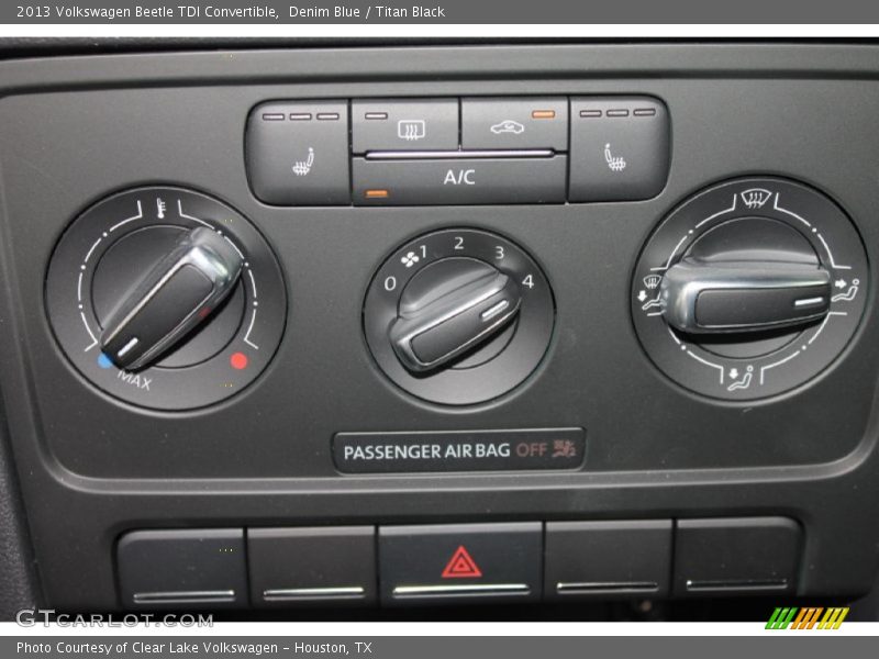 Denim Blue / Titan Black 2013 Volkswagen Beetle TDI Convertible