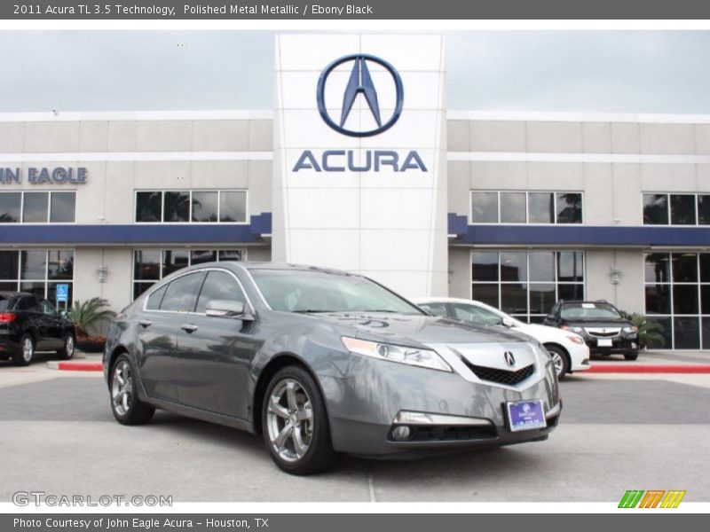 Polished Metal Metallic / Ebony Black 2011 Acura TL 3.5 Technology