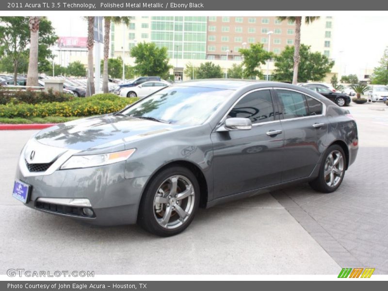 Polished Metal Metallic / Ebony Black 2011 Acura TL 3.5 Technology
