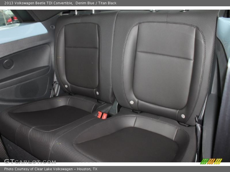 Rear Seat of 2013 Beetle TDI Convertible
