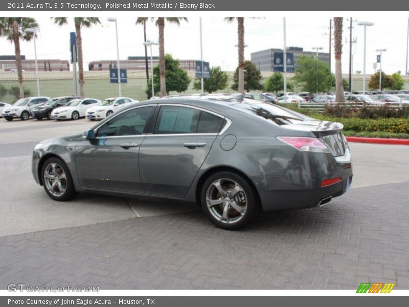 Polished Metal Metallic / Ebony Black 2011 Acura TL 3.5 Technology