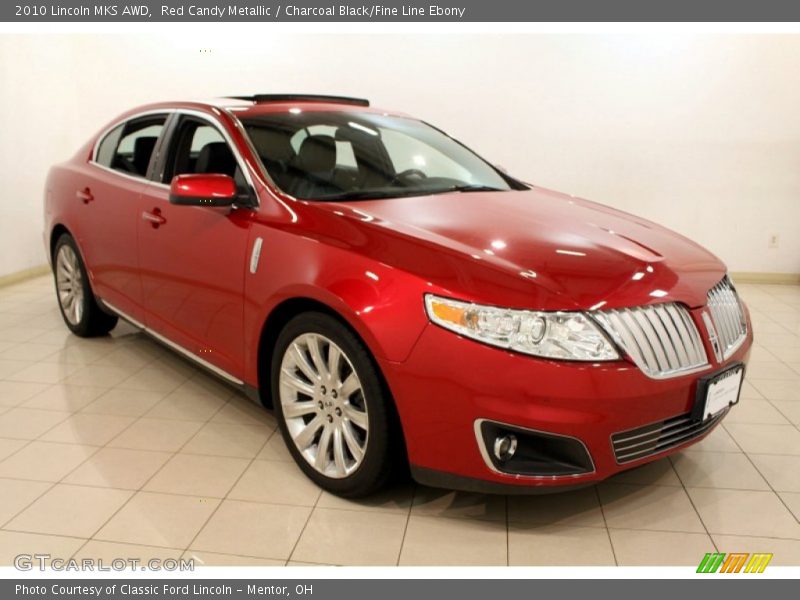 Front 3/4 View of 2010 MKS AWD