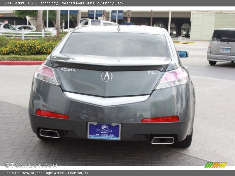 Polished Metal Metallic / Ebony Black 2011 Acura TL 3.5 Technology