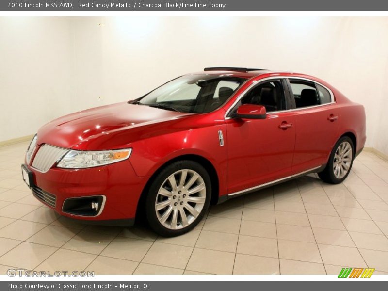 Front 3/4 View of 2010 MKS AWD