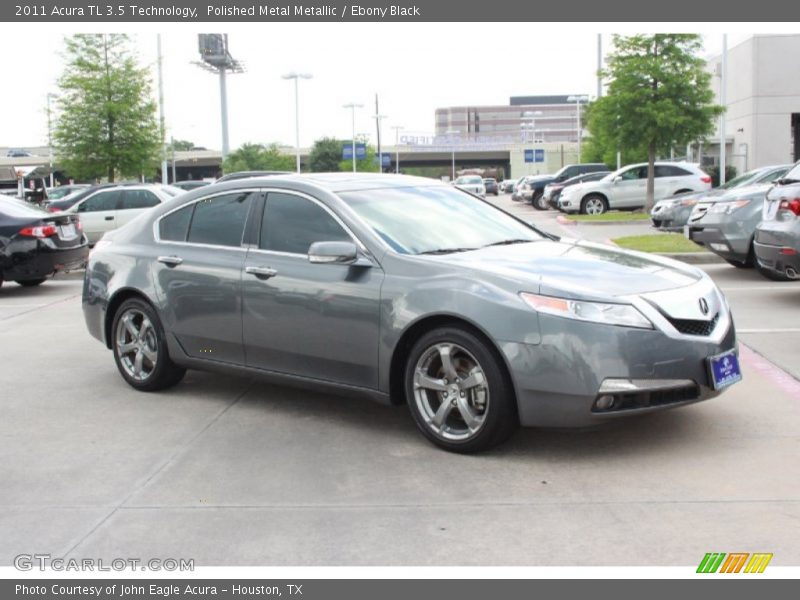 Polished Metal Metallic / Ebony Black 2011 Acura TL 3.5 Technology