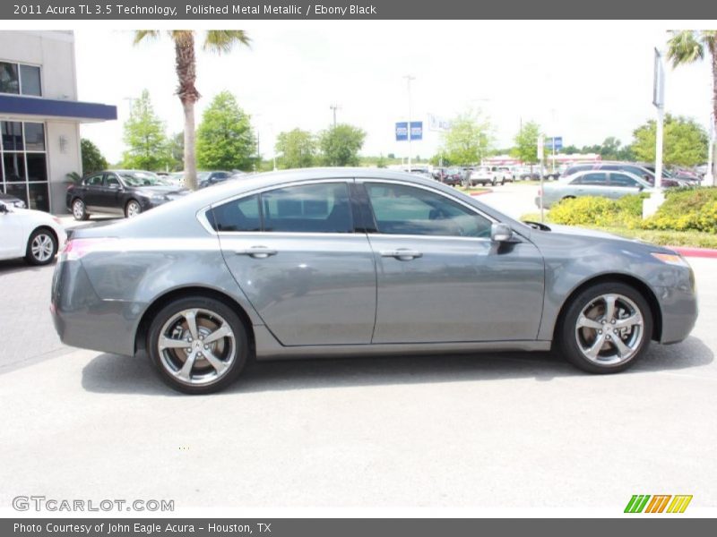 Polished Metal Metallic / Ebony Black 2011 Acura TL 3.5 Technology