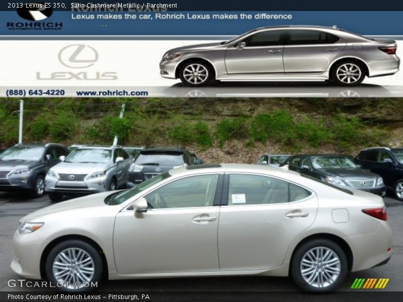 Satin Cashmere Metallic / Parchment 2013 Lexus ES 350