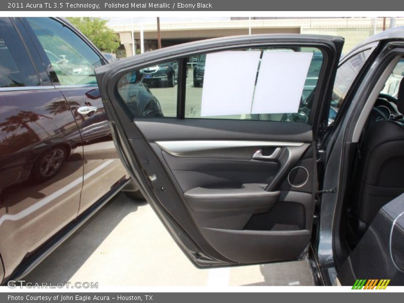 Polished Metal Metallic / Ebony Black 2011 Acura TL 3.5 Technology