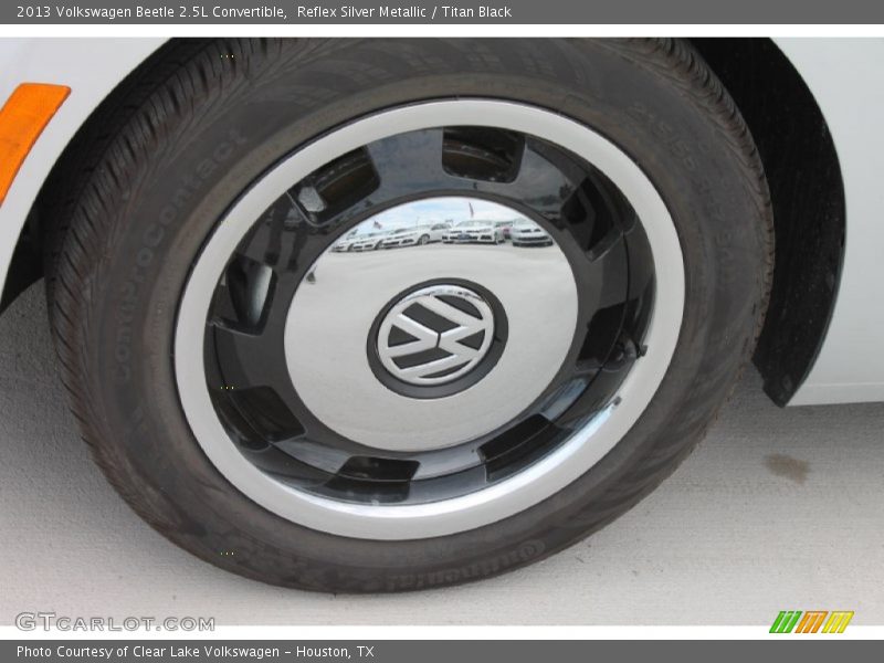 Reflex Silver Metallic / Titan Black 2013 Volkswagen Beetle 2.5L Convertible
