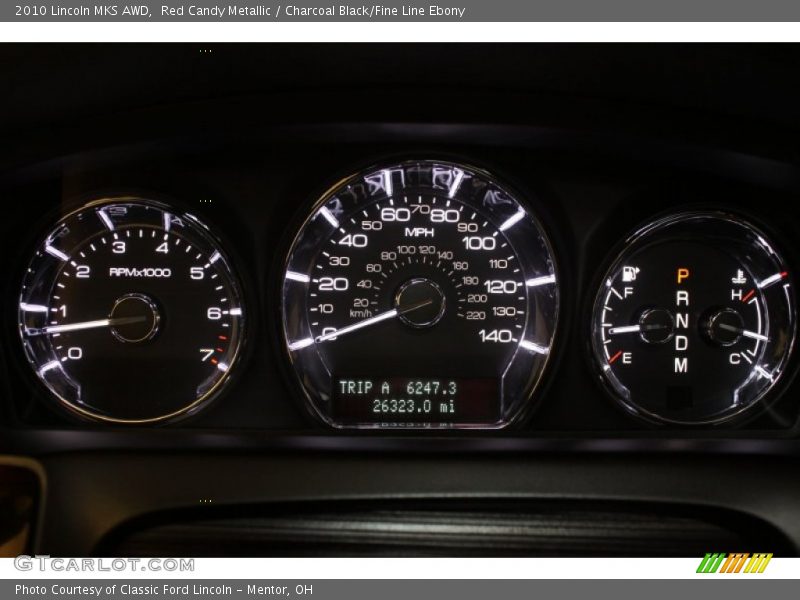  2010 MKS AWD AWD Gauges