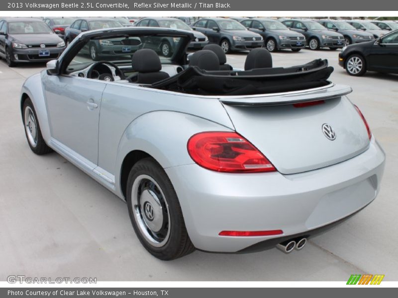 Reflex Silver Metallic / Titan Black 2013 Volkswagen Beetle 2.5L Convertible