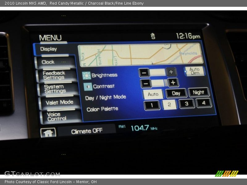 Red Candy Metallic / Charcoal Black/Fine Line Ebony 2010 Lincoln MKS AWD