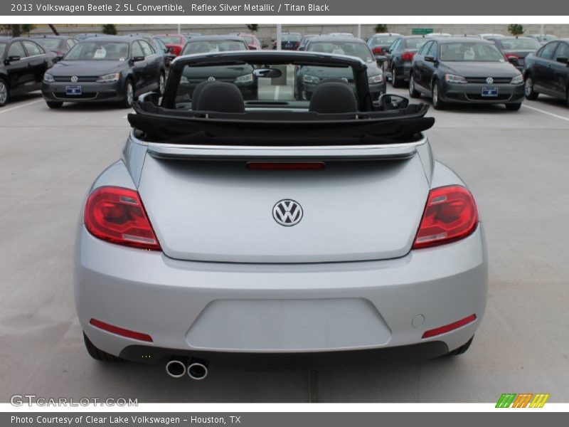 Reflex Silver Metallic / Titan Black 2013 Volkswagen Beetle 2.5L Convertible