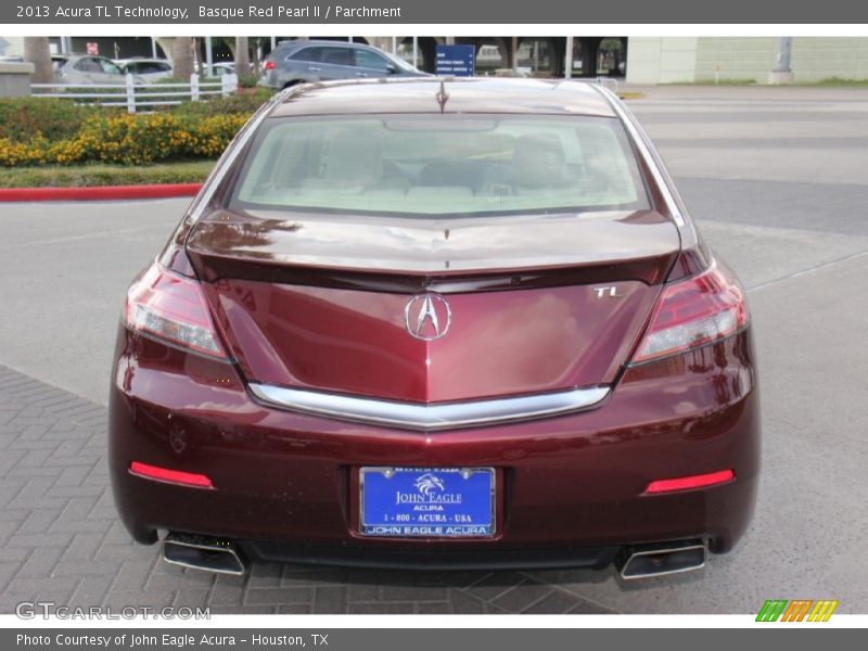 Basque Red Pearl II / Parchment 2013 Acura TL Technology