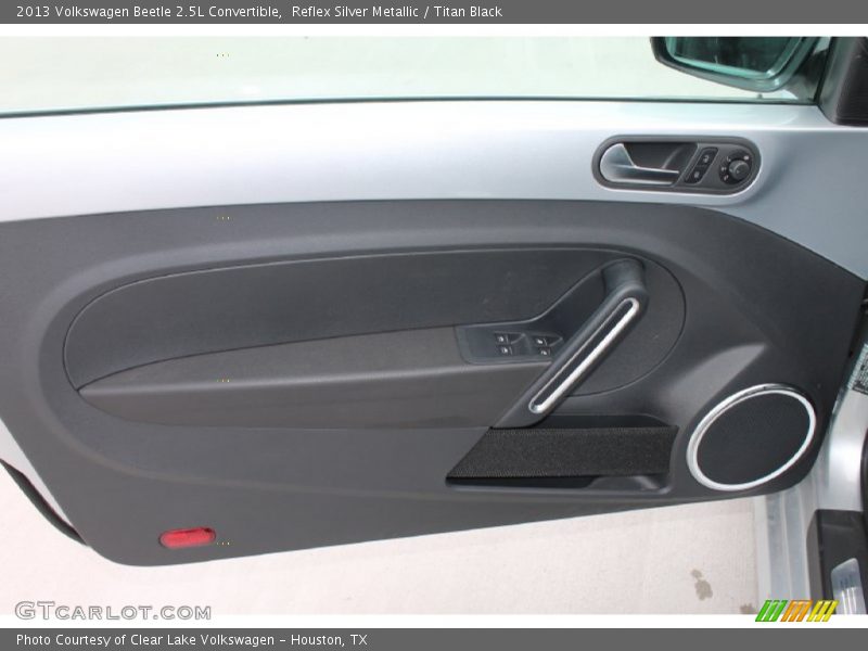 Reflex Silver Metallic / Titan Black 2013 Volkswagen Beetle 2.5L Convertible