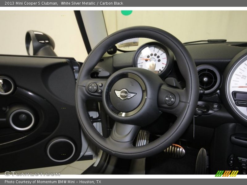 White Silver Metallic / Carbon Black 2013 Mini Cooper S Clubman