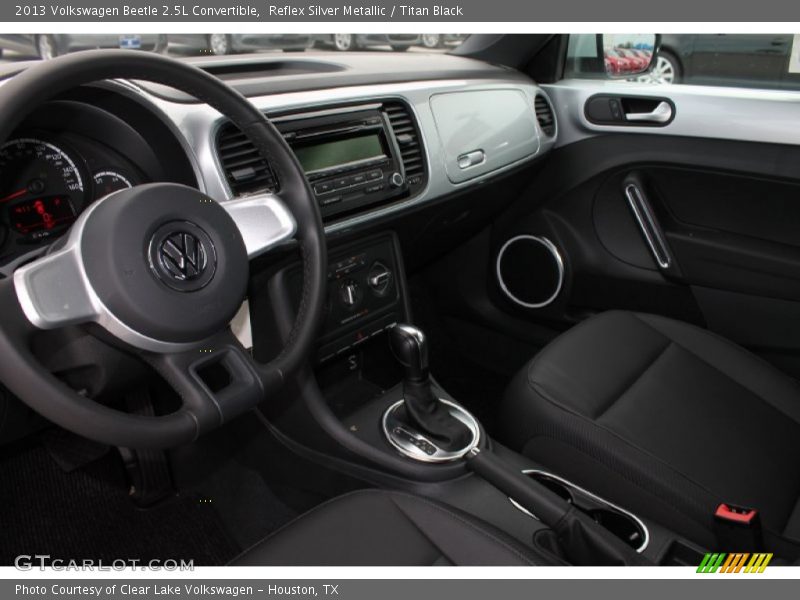 Reflex Silver Metallic / Titan Black 2013 Volkswagen Beetle 2.5L Convertible