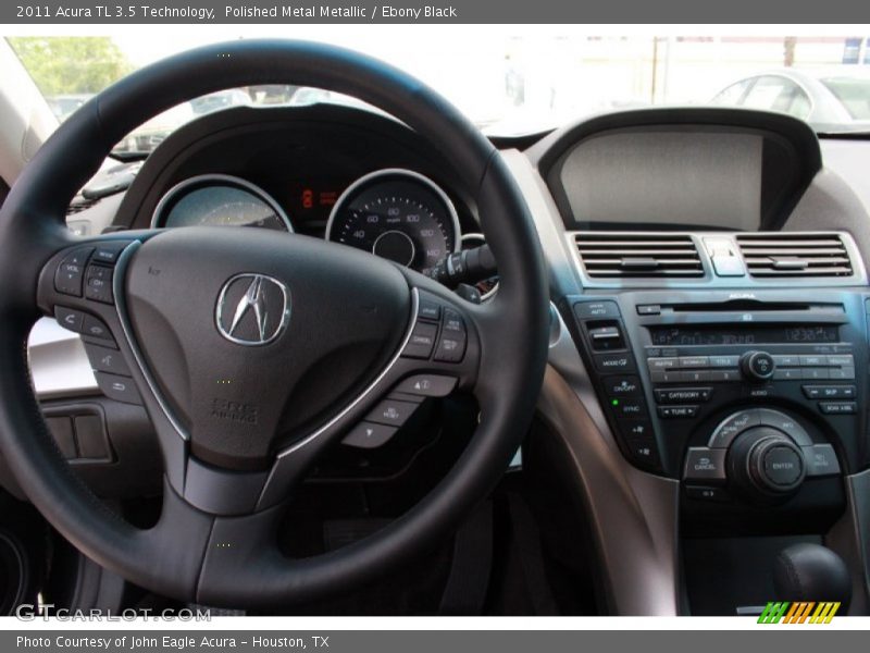 Polished Metal Metallic / Ebony Black 2011 Acura TL 3.5 Technology
