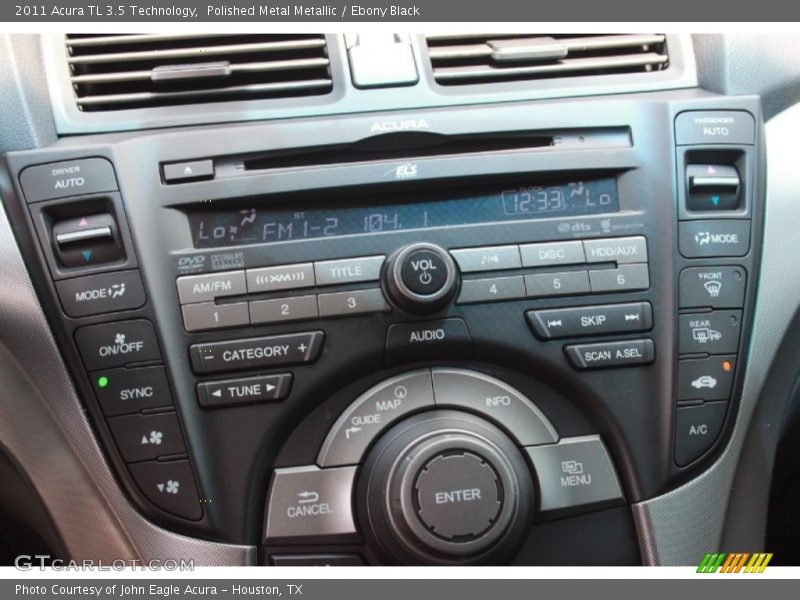 Polished Metal Metallic / Ebony Black 2011 Acura TL 3.5 Technology