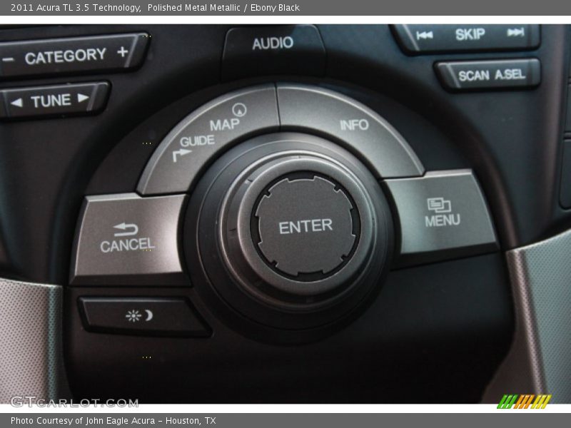 Polished Metal Metallic / Ebony Black 2011 Acura TL 3.5 Technology